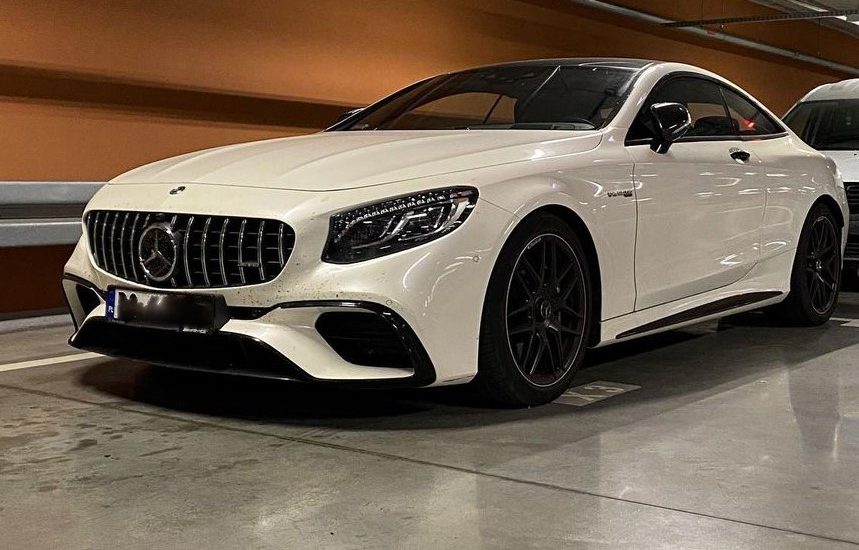 Mercedes S63 Coupe White