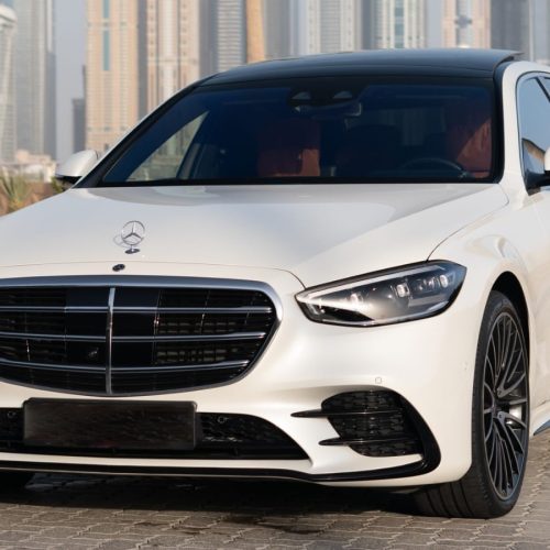 Mercedes S500 White