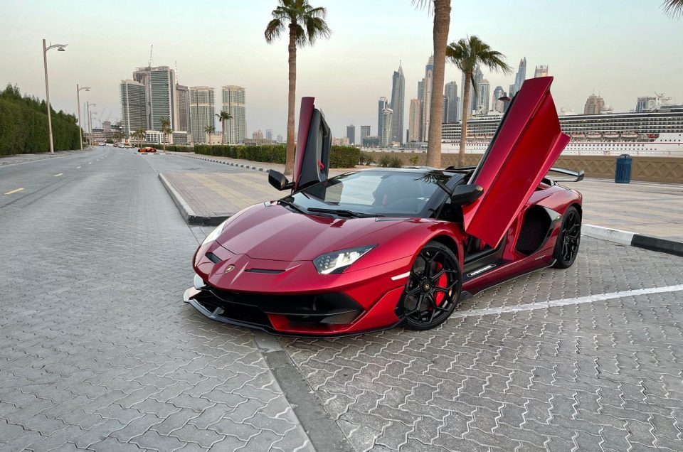 Lamborghini Aventador SVJ Roadster Rental Dubai - Sports Rental