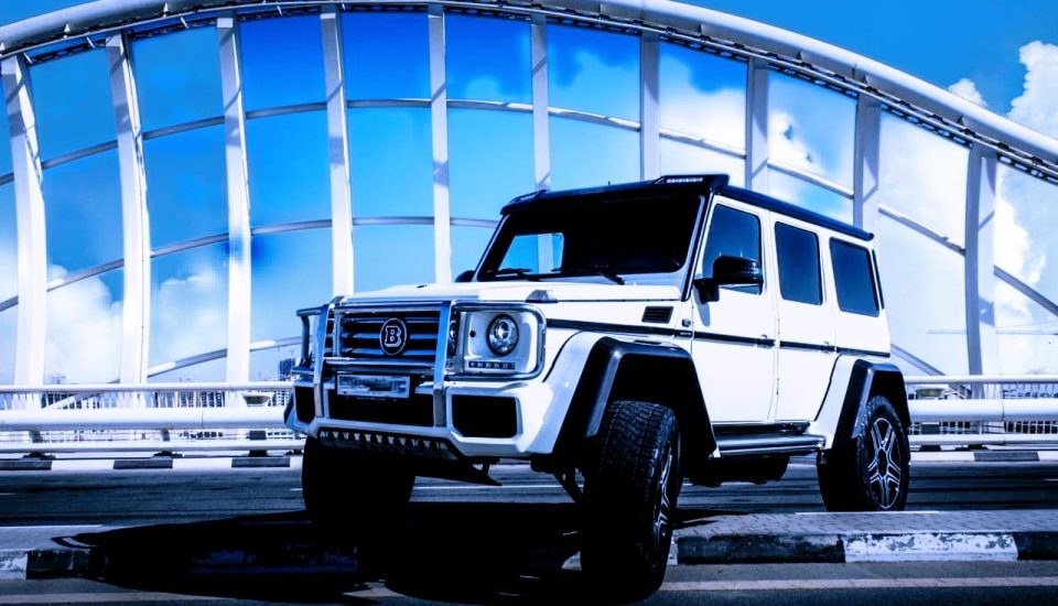Mercedes G500 White