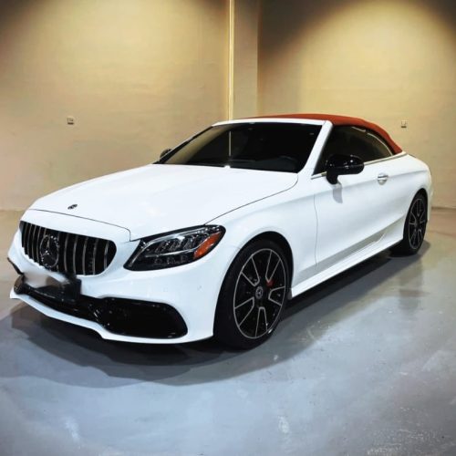 Mercedes C300 Convertible White