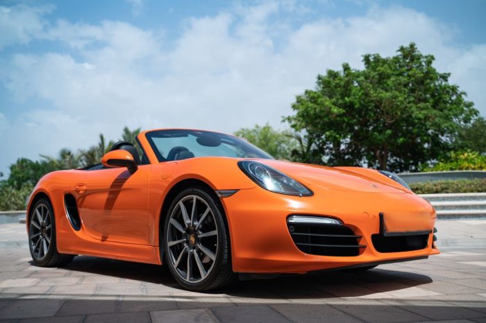 Porsche Boxter Orange