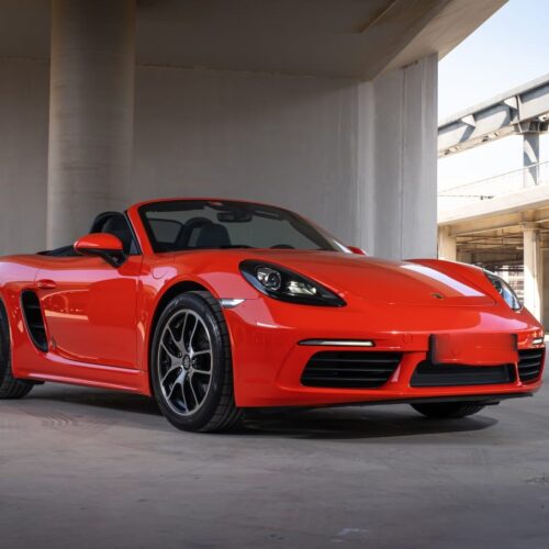 Porsche 718 Boxster Red