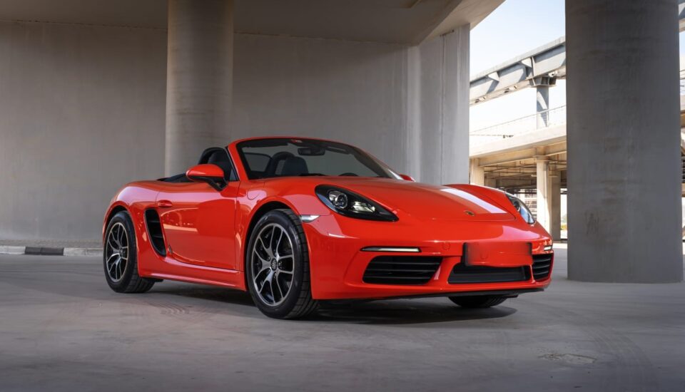 Porsche 718 Boxster Red
