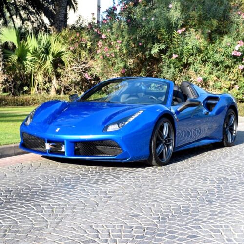 Ferrari 488 Spider Blue